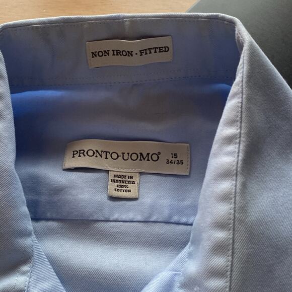 PRONTO UOMO non iron fitted shirt - Picture 6 of 6